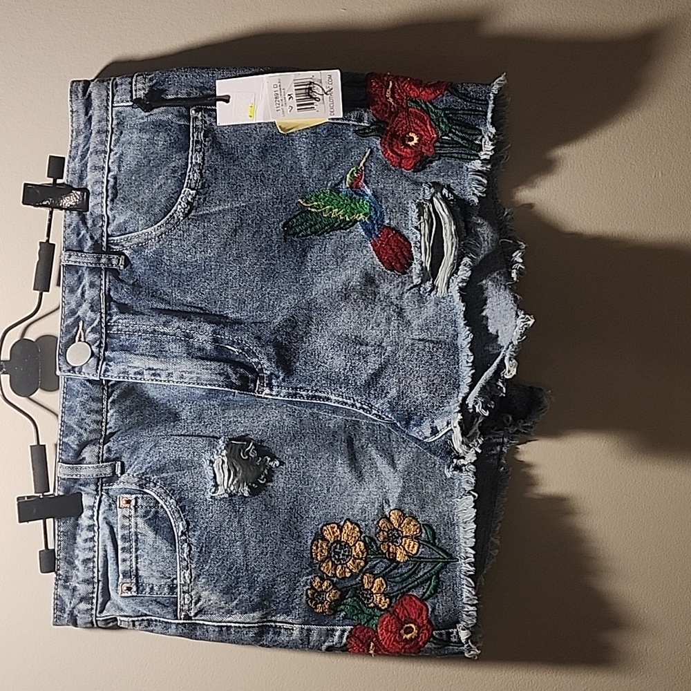 Denim shorts